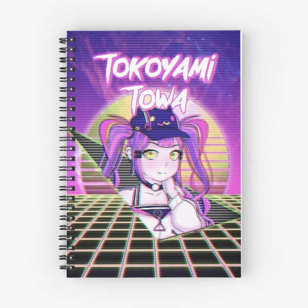 Item preview, Tokoyami Towa Hololive Outrun Aesthetic designed and sold by TonaPlancarte.