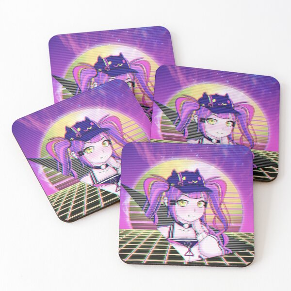 Item preview, Tokoyami Towa Hololive Outrun Aesthetic designed and sold by TonaPlancarte.