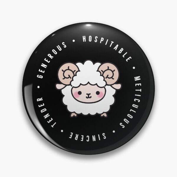 Item preview, cute chinese zodiac | sheep | personality traits | generous, hospitable, meticulous, sincere, tender designed and sold by cocoCabot.