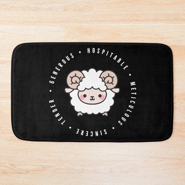 Item preview, cute chinese zodiac | sheep | personality traits | generous, hospitable, meticulous, sincere, tender designed and sold by cocoCabot.