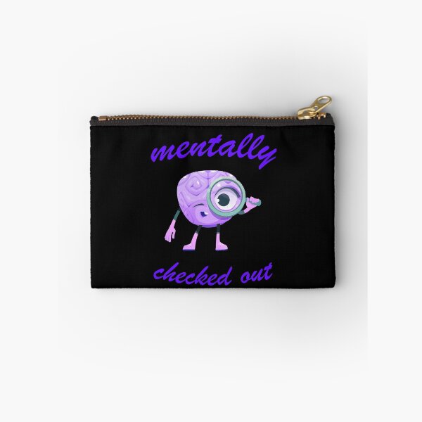 Item preview, Mentally Checked Out Funny Image Blue designed and sold by triangle-studio.