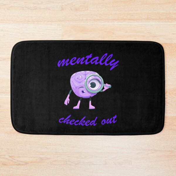 Item preview, Mentally Checked Out Funny Image Blue designed and sold by triangle-studio.