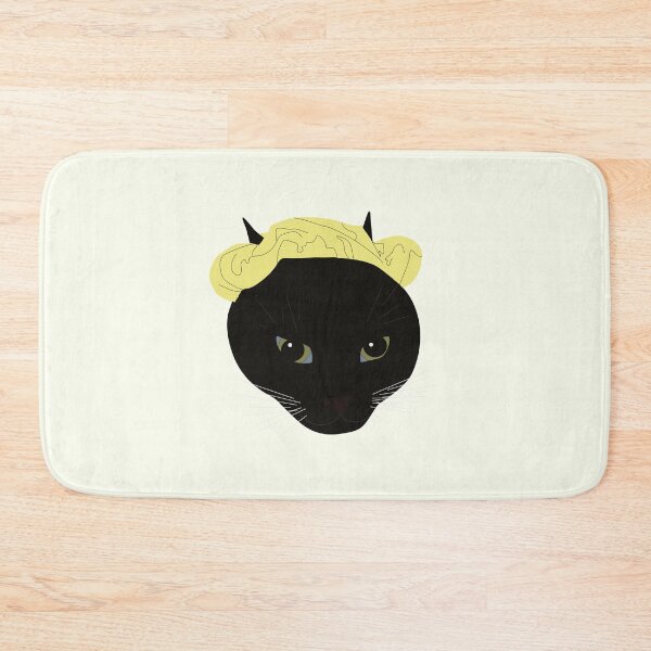 Item preview, Yellow Scrunchie Cat designed and sold by Gold Star Creative.