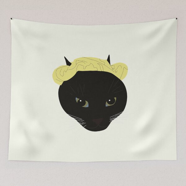 Item preview, Yellow Scrunchie Cat designed and sold by Gold Star Creative.