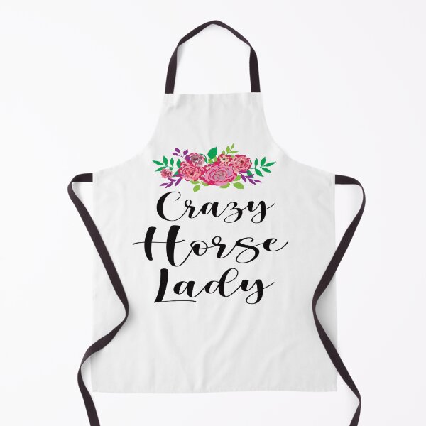 Artikelvorschau, Crazy Horse Lady : Gift Flowers, Funny Horse Quote, Horse Lady entworfen und verkauft von Lovely  Ideas.