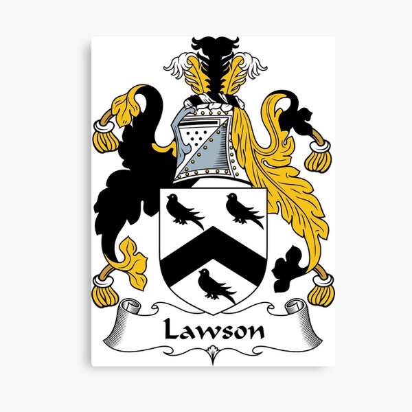 Item preview, Lawson Coat of Arms / Lawson Family Crest designed and sold by IrishArms.