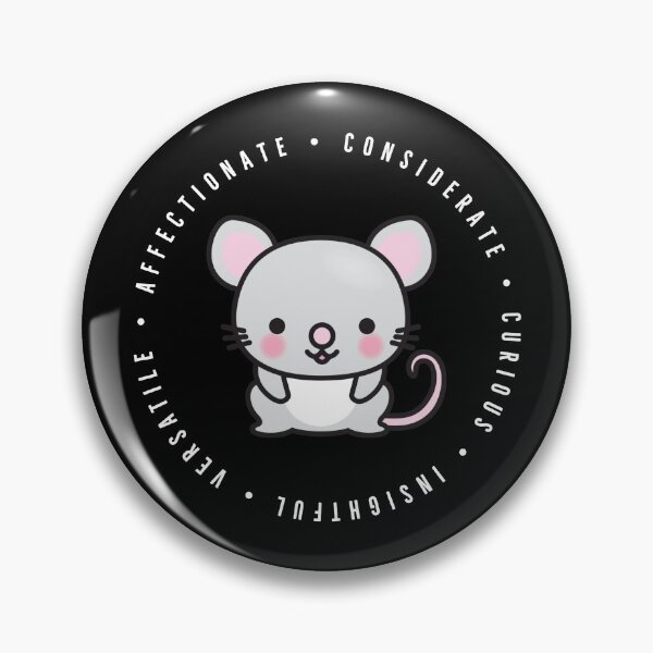 Item preview, cute chinese zodiac | rat | personality traits | affectionate, clever, considerate, insightful, versatile designed and sold by cocoCabot.