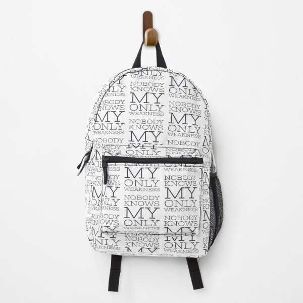 Item preview, Nobody Knows My Only Weakness- White designed and sold by Designs By YL.