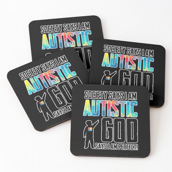 Item preview, Society Says I Am Autistic GOD Says I Am Perfect!  designed and sold by TTFMerch.