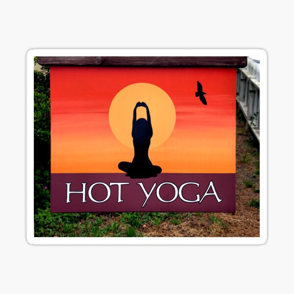 Hot Yoga Sticker