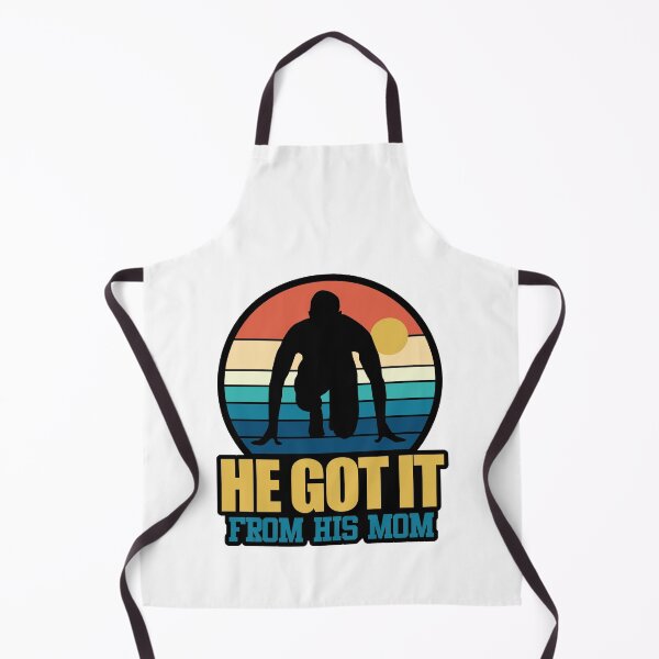 Item preview, He Got It From His Mom | Running Fan designed and sold by GravitiTees.