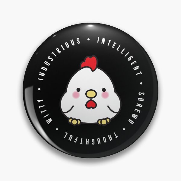 Item preview, cute chinese zodiac | rooster | personality traits | industrious, intelligent, shrewd, thoughtful, witty designed and sold by cocoCabot.