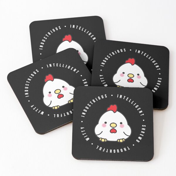 Item preview, cute chinese zodiac | rooster | personality traits | industrious, intelligent, shrewd, thoughtful, witty designed and sold by cocoCabot.