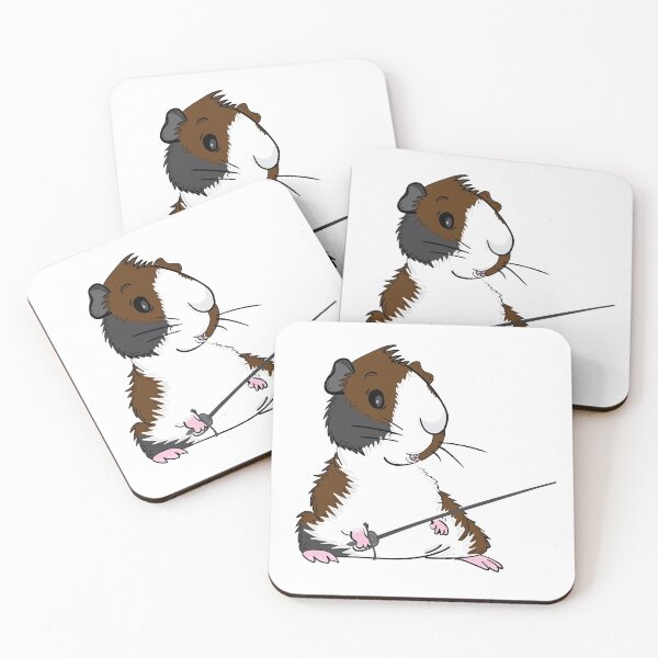 Item preview, Guinea pig fencer designed and sold by DoodleThrift.