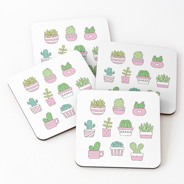 Item preview, Cacti Succulents Plants Doodles Sticker Pack designed and sold by rustydoodle.