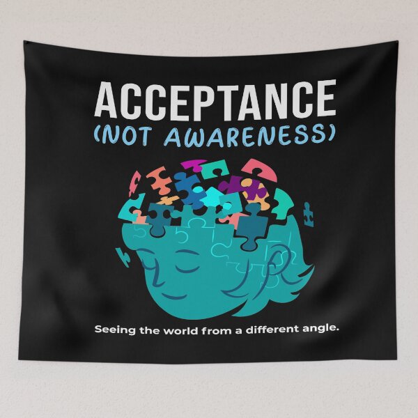 Item preview, Acceptance Not Awareness - Autism designed and sold by YueHeng Creates ⭐⭐⭐⭐⭐.