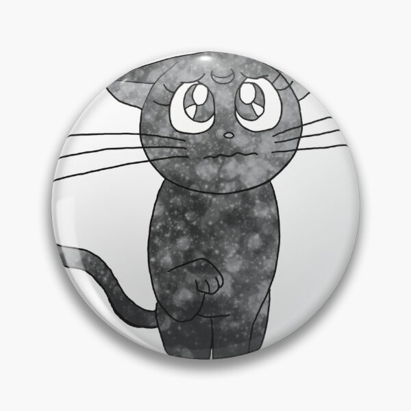 Item preview, 90s Aesthetic Luna Sailor Moon Anime Manga Sparkle Runa Cat designed and sold by madebymarigold.