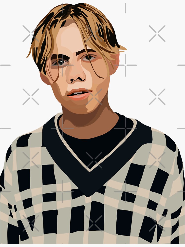 "The Kid Laroi Illustration " Sticker for Sale by ChrissyT95 Redbubble