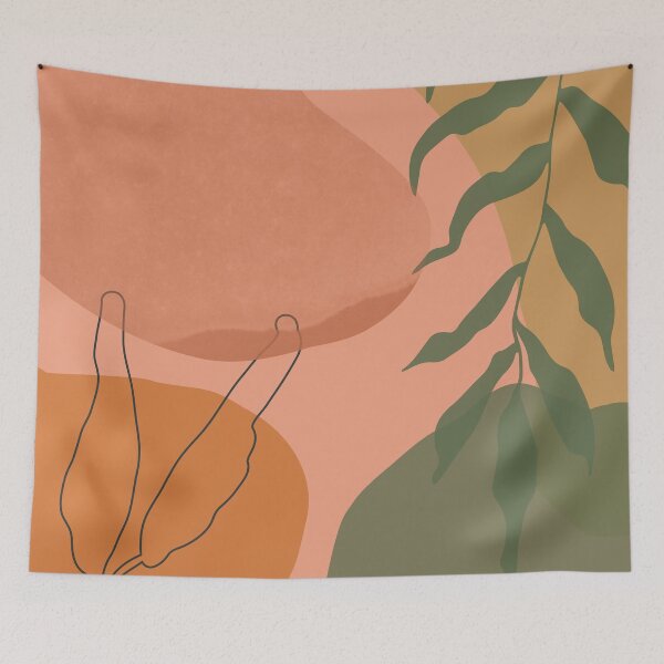 Item preview, Terra abstract shapes and plants II designed and sold by alienrabbit.