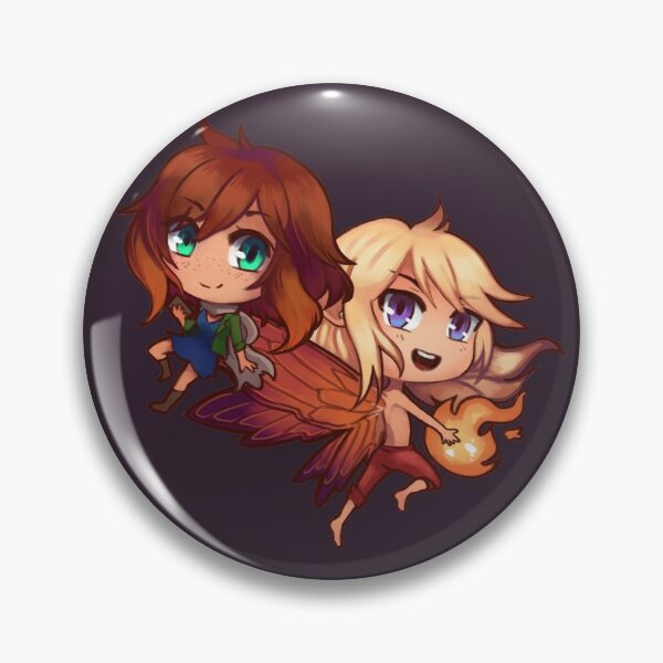 Artikelvorschau, Reagan und Quill Chibis entworfen und verkauft von Bri Prescott.