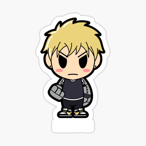 Chibi Genos Sticker By Virgiaone Redbubble