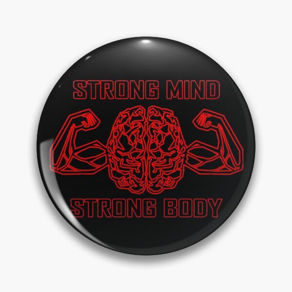 Item preview, Strong Mind Strong Body Red Stroke designed and sold by SnowCristal2021.