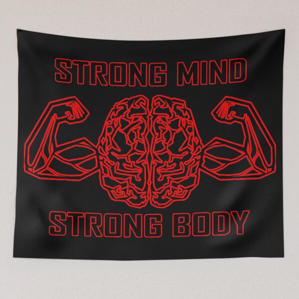Item preview, Strong Mind Strong Body Red Stroke designed and sold by SnowCristal2021.