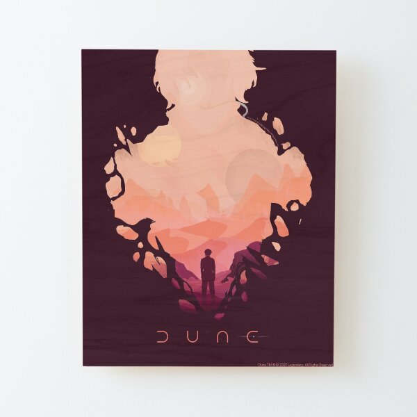 A Dream of Arrakis Wood Mounted Print