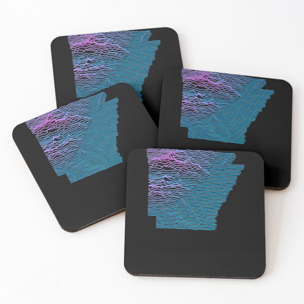 Item preview, Arkansas Elevation Map Retro Synthwave designed and sold by cstats.