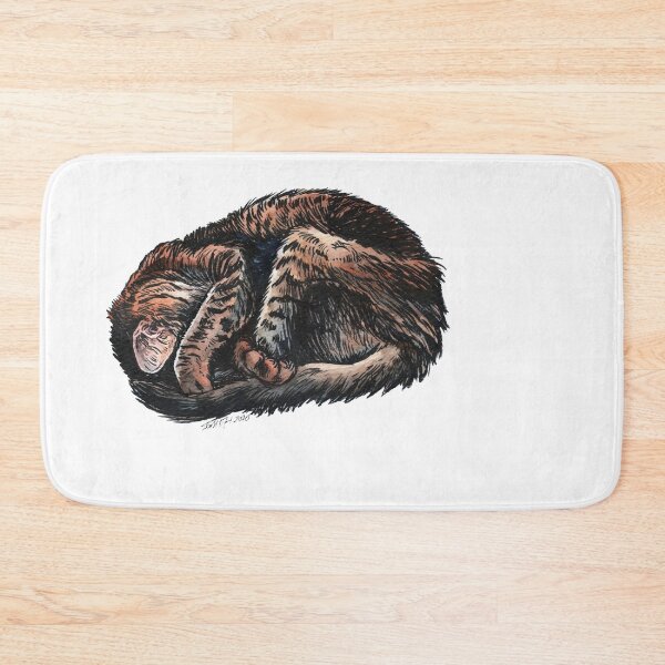 Item preview, Sleeping Tabby Cat Painting by Stephanie Smith - Day 29 designed and sold by stephsmith.