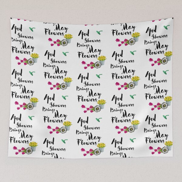 Item preview,  April showers bring May Flowers designed and sold by Preety Padhiyar.