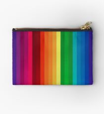 Rainbow Stripes T Shirt Studio Pouch