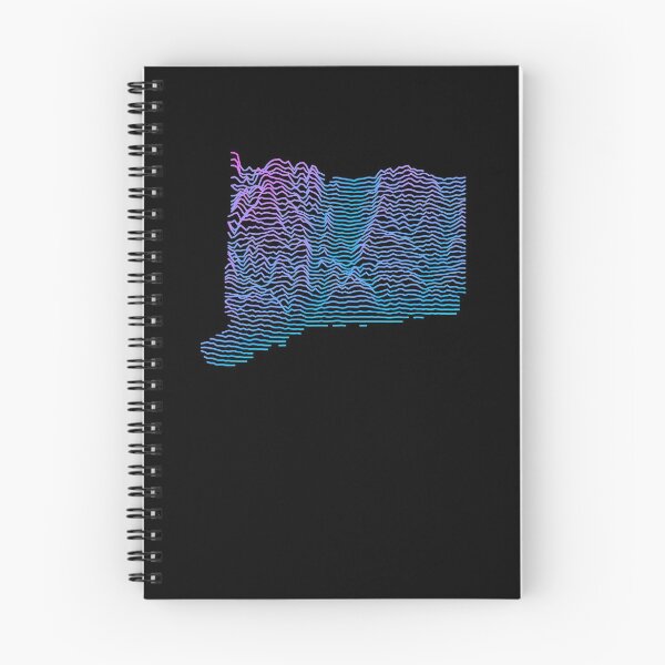 Item preview, Connecticut Elevation Map Retro Synthwave designed and sold by cstats.