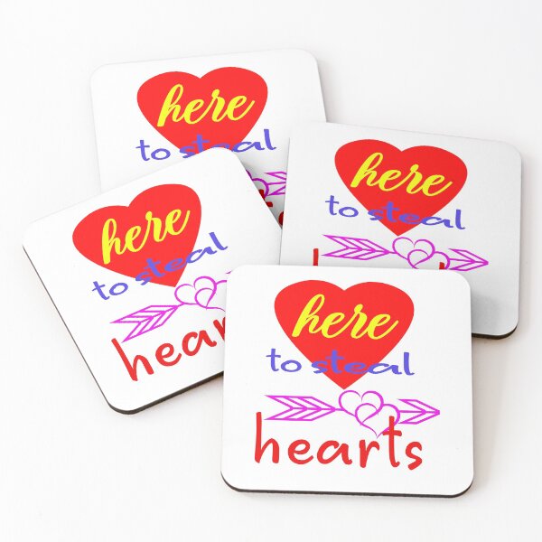 Item preview, aquí para robar corazones designed and sold by queerdesignery.