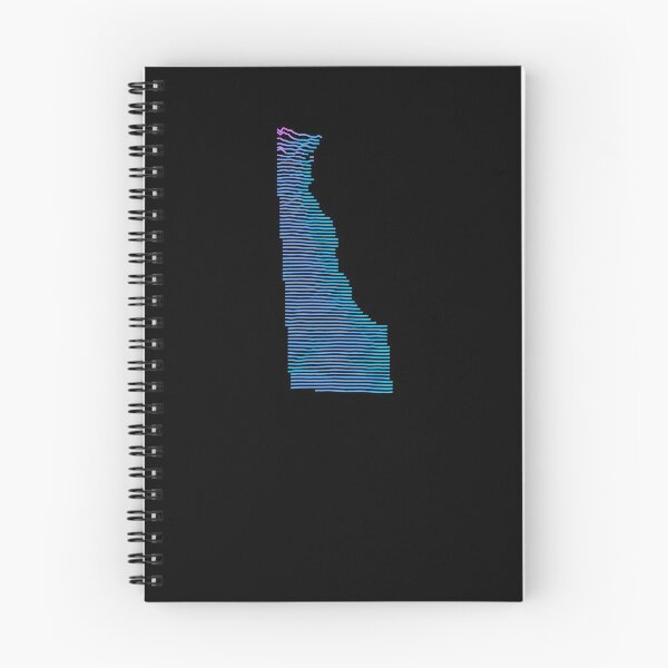 Item preview, Delaware Elevation Map Retro Synthwave designed and sold by cstats.