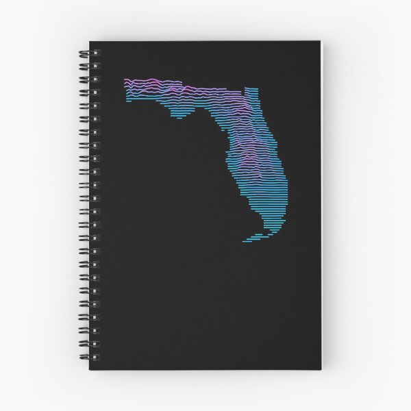 Item preview, Florida Elevation Map Retro Synthwave designed and sold by cstats.