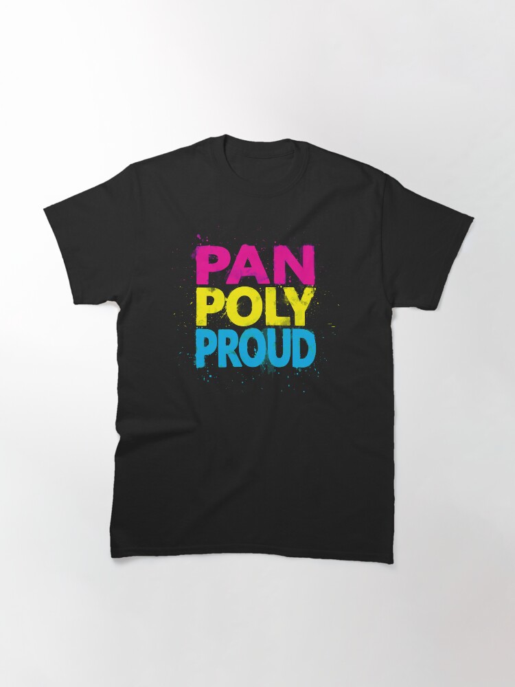 Alternate view of Pan Poly Proud - Flag Colors Classic T-Shirt