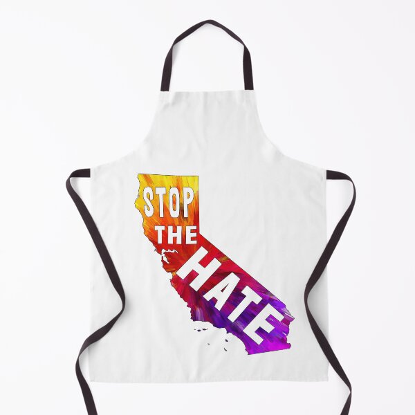 Item preview, Stop the Hate - California State Pride Rainbow - Black and Asian AAPI Lives Matter designed and sold by American-Proud.