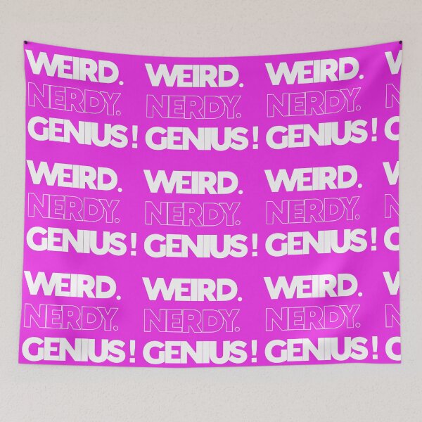 Item preview, Weird. Nerdy. Genius! designed and sold by MagicStrawberry.