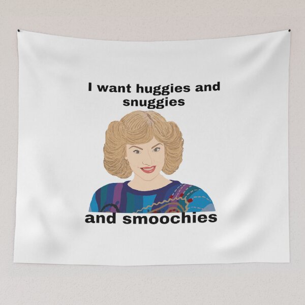 Item preview, Beverly Goldberg wants huggies and snuggies and smoochies designed and sold by froggyleggs.