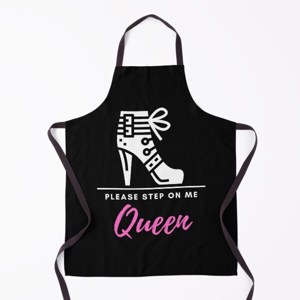 Item preview, Please Step On Me Queen (pink/white text), Stiletto Boot BDSM Design for Bottoms and Subs designed and sold by ForbiddenFlavor.