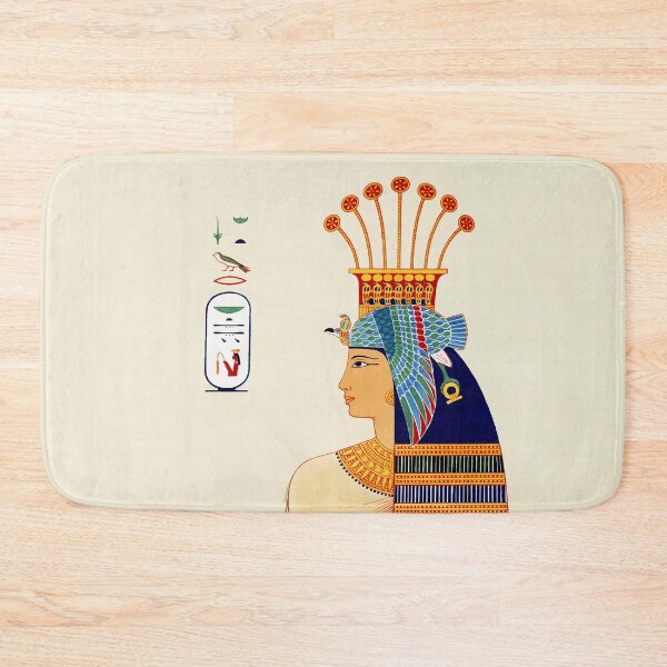 Item preview, Portrait of Queen Nebto, Vintage Egyptian Art 1878 designed and sold by monsterplanet.