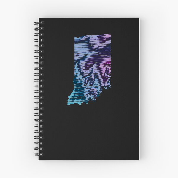Item preview, Indiana Elevation Map Retro Synthwave designed and sold by cstats.