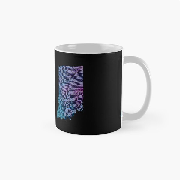 Item preview, Indiana Elevation Map Retro Synthwave designed and sold by cstats.
