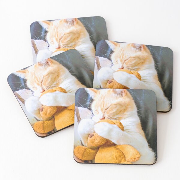 Item preview, Ginger cat cuddles designed and sold by Fluffycat2020.
