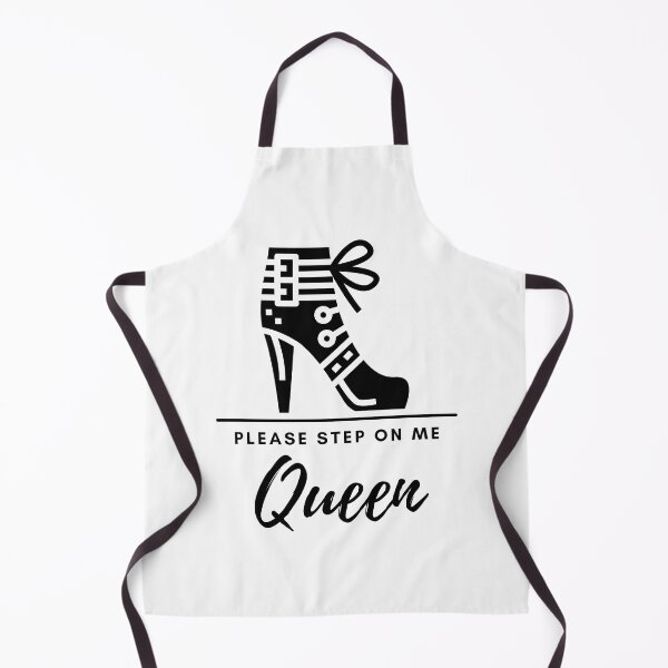 Item preview, Please Step On Me Queen (black text), Stiletto Boot BDSM Design for Bottoms and Subs designed and sold by ForbiddenFlavor.