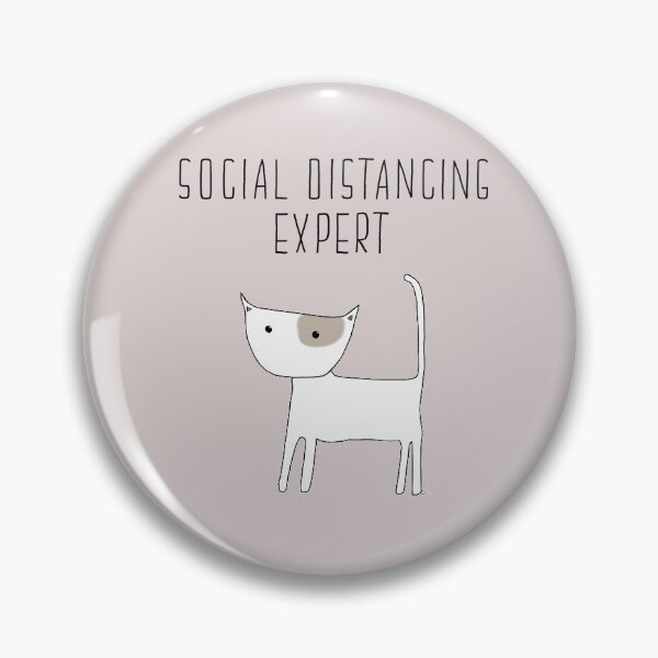 Item preview, Cat Social Distancing Expert designed and sold by TangledSquid.