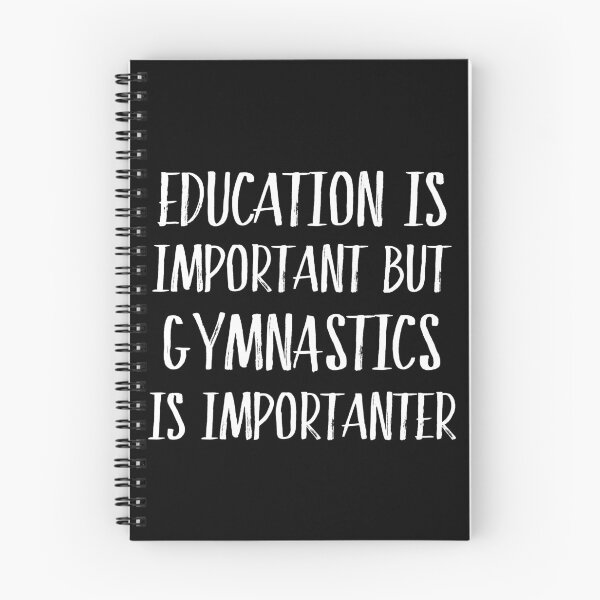 Item preview, Education is important but gymnastics is importanter designed and sold by CeciLop.
