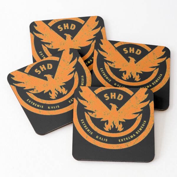 Item preview, The Division SHD Logo Distressed Orange Essential T-Shirt designed and sold by jordantanyahh.