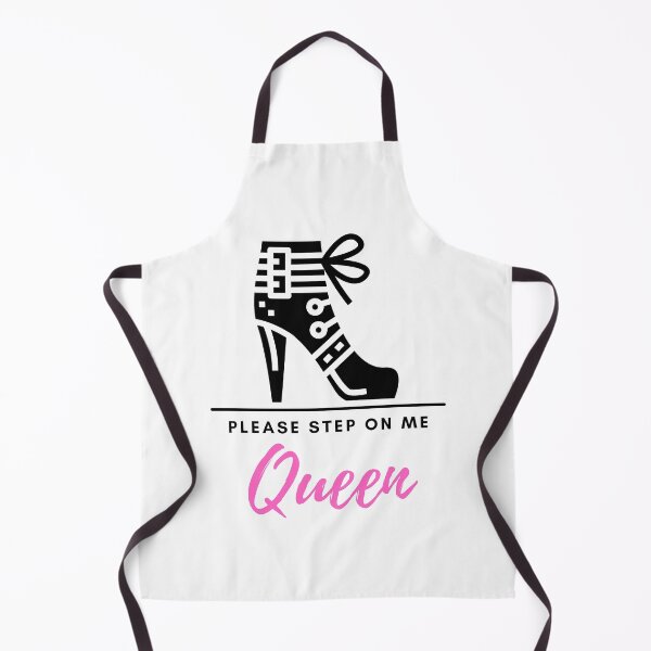 Item preview, Please Step On Me Queen (black/pink text), Stiletto Boot BDSM Design for Bottoms and Subs designed and sold by ForbiddenFlavor.